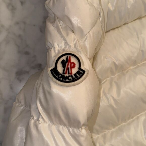 MONCLER WHITE UNISEX HOODED DOWN JACKET 3Y - Picture 6 of 17